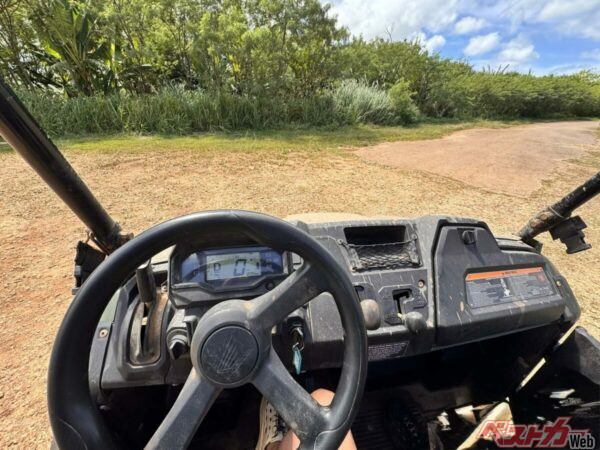 正直この運転席からの景色だけでも、楽しそうな気配がビシビシと伝わってくる