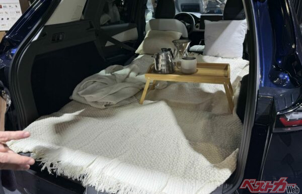 写真では伝わりにくいが、現行モデルよりもはるかに広い!!