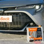 急な雪に備えよ!!　スノーソックス手軽さがイイね!!　キモは毛羽立ちが大事!!　非豪雪地帯にオススメのデキだった