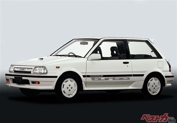 FF化されたEP71型スターレット ターボ。スタタボはこの後GT、グランツァVと「どう猛」に進化を続けた