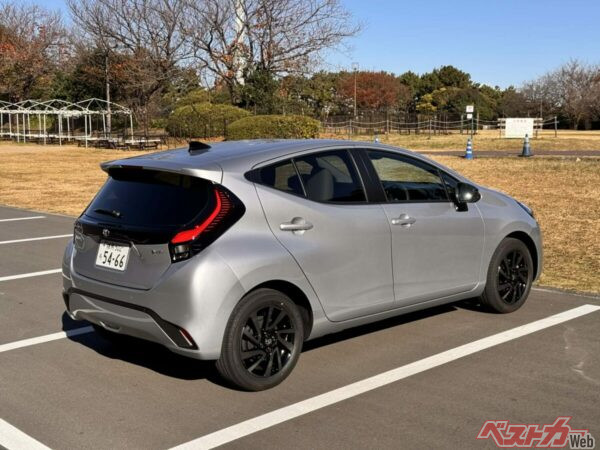 今回国沢氏が試乗したアクア。快適性の方向にパラメータを振っている模様