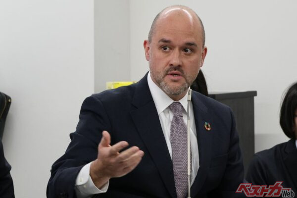 議論の深掘り発言があったエスピノーザ自工会副会長(日産自動車社長)。今年の自工会はとにかく具体的。ゴールや期限の設定が厳格で、「あ、そうだ、この人たちみんな、PDCAを回すプロ中のプロだった……」と実感した