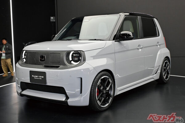 2026年夏デビューのホンダ Super-ONE。「ブルドッグ」の愛称で親しまれたシティターボIIを彷彿とさせる