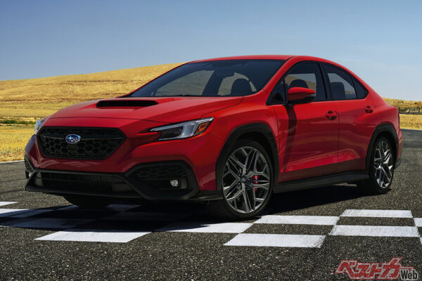 2026年春デビューのスバル WRX S4(6MT)。19インチタイヤ&ブレンボのブレーキとなる可能性が高い