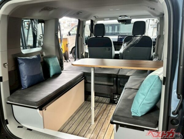 夢の「一晩中エアコン」も可能に!!　電動キャンパー「LAC EV CAMPER」が車中泊を変える!!