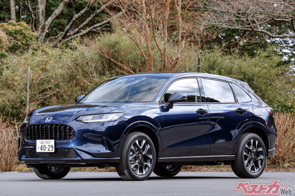 ホンダ ZR-V（2024年：3万9476台→2025年：1万9630台　49.7％）。ヴェゼルやWR-VといったホンダSUVラインナップとの競合が要因か？
