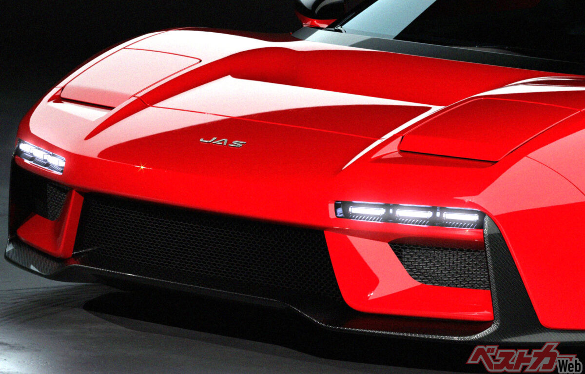 ホンダ 初代NSXが現代版に進化!! 3.5L・V6搭載で425馬力を発揮！ JAS