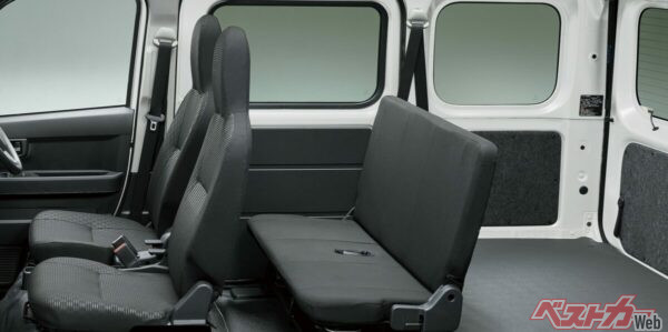 e-ハイゼットカーゴ4人乗りのインテリア