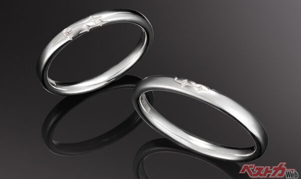 指輪の内側の丸みにもこだわりがつまっており、吸い付くような付け心地を実現