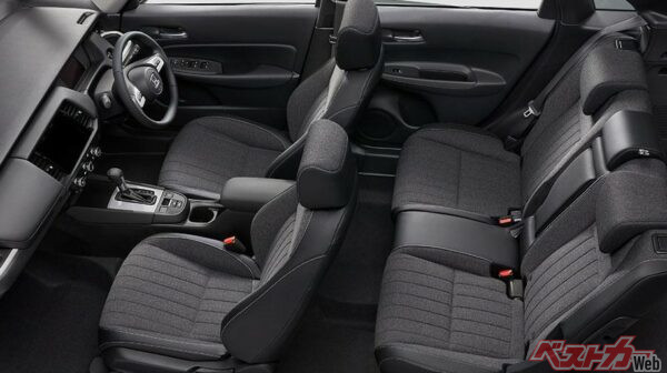 コンパクトカーのなかで一番広い居住空間が魅力