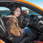 還暦目前でこの輝き！ 元祖美魔女・水谷雅子　憧れ続けた「赤いスポーツカー」と奇跡の2ショット