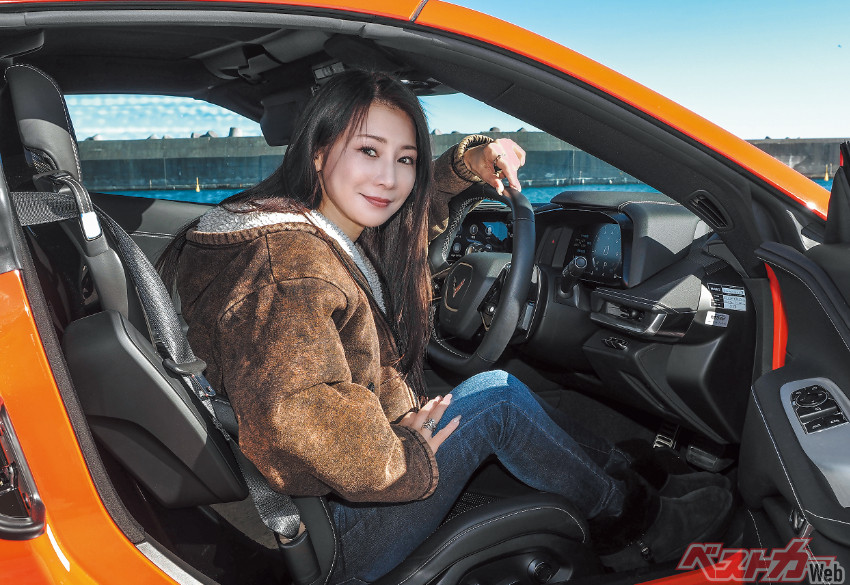 Ageless Beauty Masako Mizutani Celebrates Her Corvette Dream