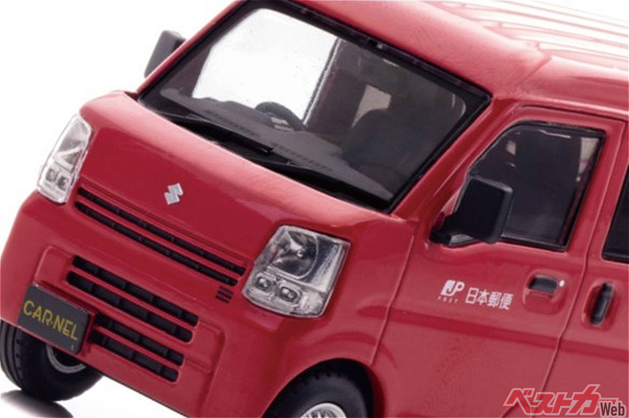 軽バンの可愛さ炸裂!限定500台!エブリイ郵便集配仕様1/43ミニカーが話題!
