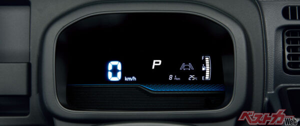 変更されたデジタルメーター