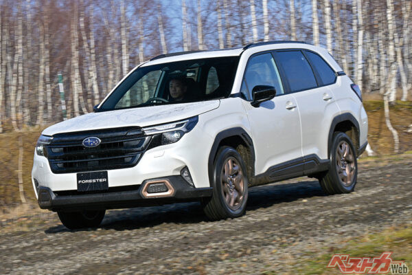 最優秀新人賞の有力候補となったスバル フォレスター。完成度の高さはライバルを凌駕している