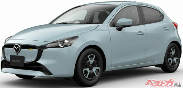 現行マツダ2。ビジョンXコンパクトで示されたように、次期モデルではより小型車に変わるのか注目だ