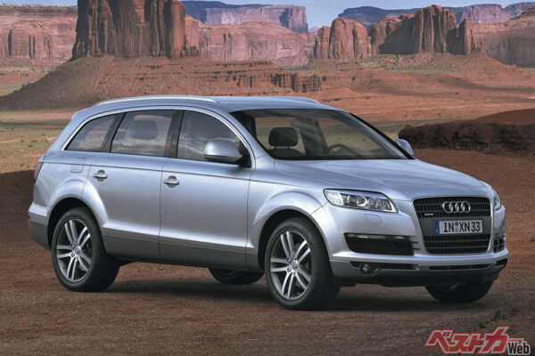 2005年登場のアウディ Q7。Qシリーズ最初のモデルとなった