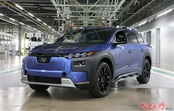 矢島工場でラインオフしたスバル トレイルシーカー