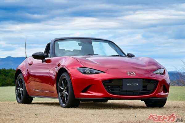 両者ともマツダ ロードスターをチョイス。世界的に稀有な美少女っぽいクルマ。全世界で唯一かもしれない。スバラシイ