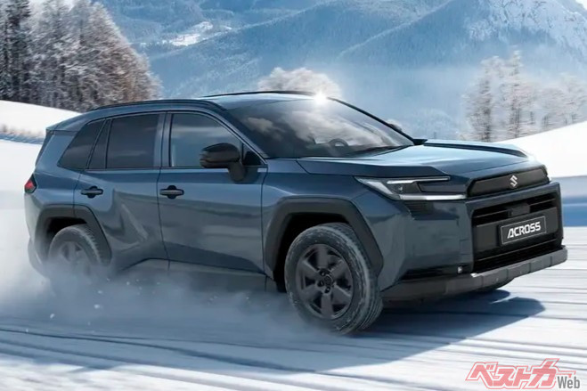 RAV4のOEMと気づかないほどにしっくりくるアクロス