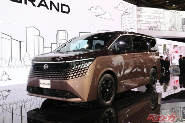ジャパンモビリティショー2025で展示された新型エルグランドに期待も高まる