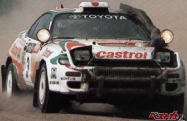 93年と94年にマニュファクチャラー選手権を連破したグループAの5代目セリカ（ST185型）