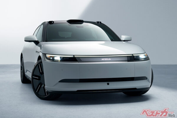 ソニー・ホンダモビリティ アフィーラ1。プロトタイプは2023年公開。発売前に時代遅れになりはしないかと心配になる