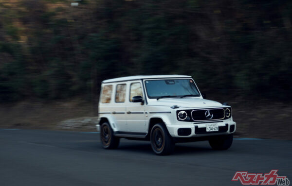 G580 with EQテクノロジーは走るほどガソリンモデルに乗っているかのような錯覚に