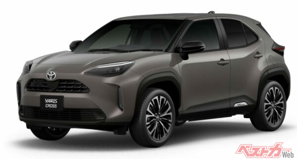 新色「アーバンロック」をまとった改良型ヤリスクロス