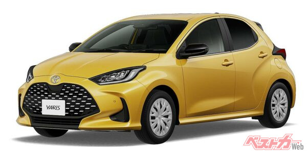 新色マスタードをまとった改良型ヤリス