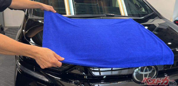 ボンネットもらくらくカバーできる大きさ