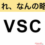 【今さら聞けない!?】これ、なんの略？ 自動車界の略語クイズ「VSC」