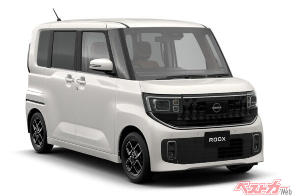 エクステリアデザインのコンセプトは「かどまる四角」な日産 ルークス。画像は今回見積もりをするハイウェイスターXのホワイトパール