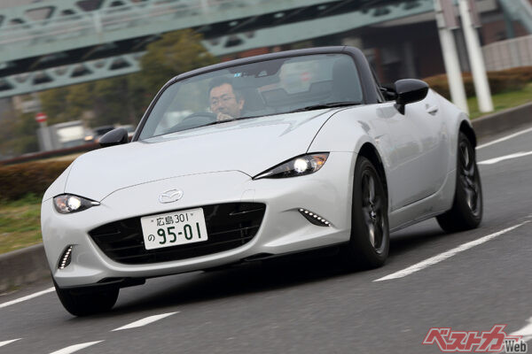 マツダ ロードスター(現行型・2015年登場)。原点回帰を図って小型軽量化を実現