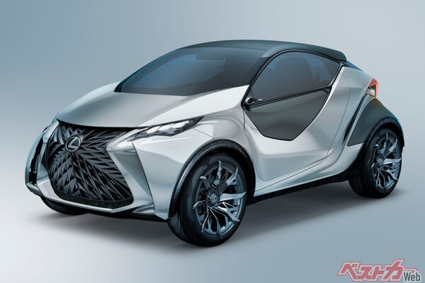 2015年に発表されたレクサス LF-SAのコンセプトカー。パワーユニットの詳細は公表されなかったが、全長は3450mm