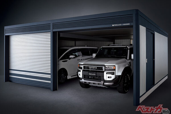 ヨドガレージ ラヴィージュIII MODELISTA×YODOKO。写真は基本棟に追加棟を組み合わせた2連棟(イメージ)