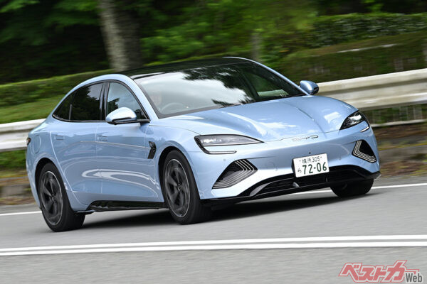 BYD シール。スポーツEVでありながらも、最大航続距離は640kmで長距離走行も可能。安全性能も高水準だ