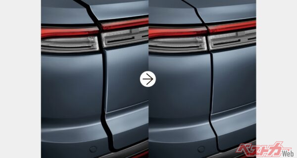 バックドアにイージークローザーが搭載されているだけにリアドアにも欲しいところ