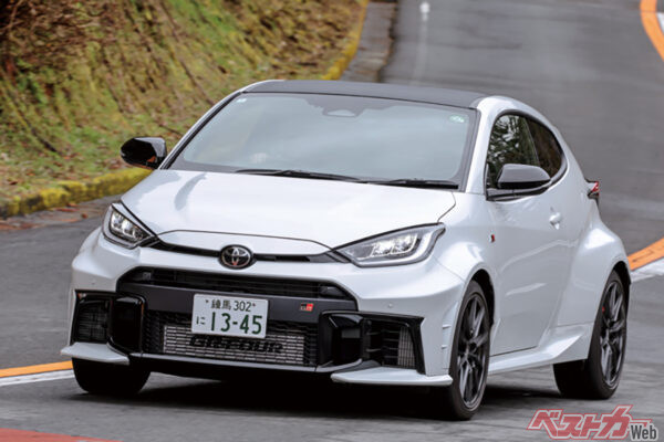 第2位はトヨタ GRヤリス。500万円前半で“本気”で開発された闘うクルマを買うことができるのは日本車ならではの魅力だ