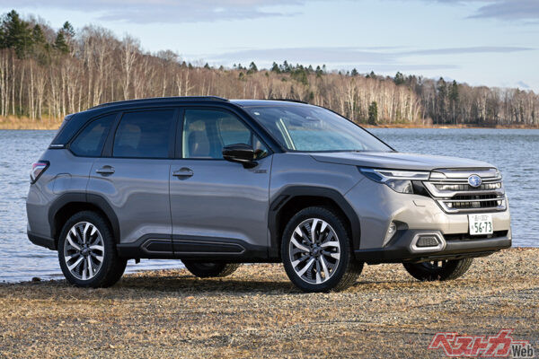 ナンバーワンはスバル フォレスター。新開発のストロングハイブリッド搭載モデルも設定され、総合力の高さが高評価となる