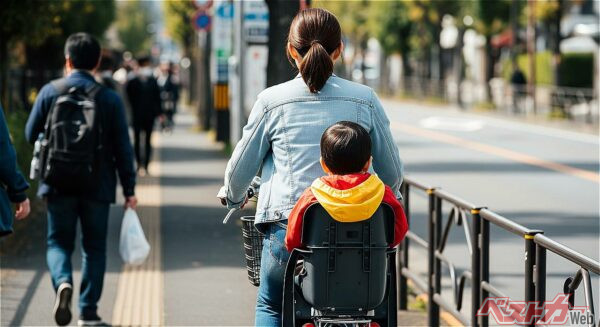 自転車による歩道走行は自転車走行が認められた場所に限られる（sparker@Adobestock）