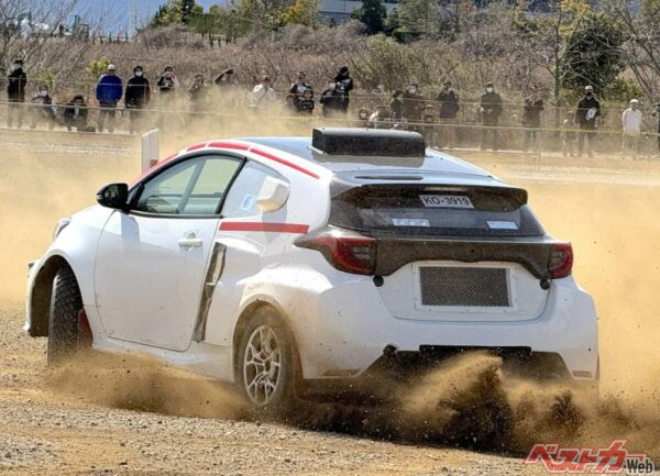 リアインテークがルーフ後端にあるGRヤリスMコンセプト。フェンダー前の造形も魅力的