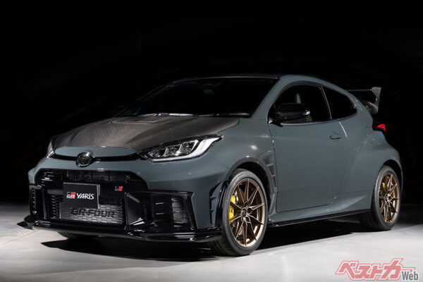 2026年春販売に向けた抽選を開始予定のトヨタ GRヤリス MORIZO RR。100台限定販売となる
