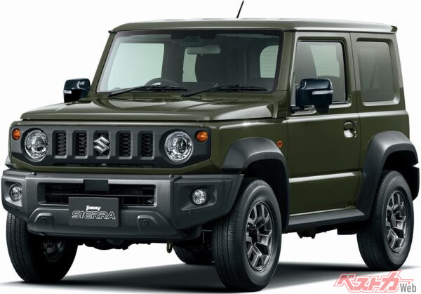 2025年10月の一部改良で値上がりしたジムニーシエラ。JC（AT車）は税込238万円だ