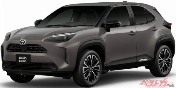 ヤリスクロスハイブリッド。中古なら200万円台で上級Zグレードを狙うことができる