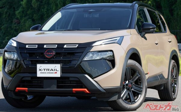 e-POWERと電動AWDのe-4ORCEを組み合わせるROCK CREEK。未舗装路へのアクセス性はミニバンにはない強みだ