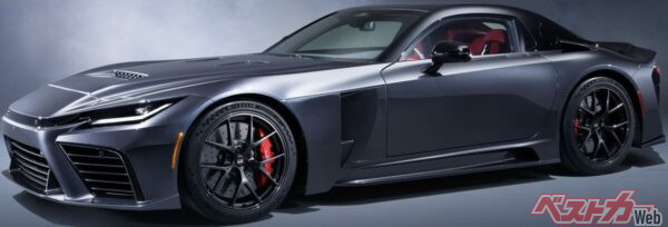 ロングノーズ・ショートデッキのスタイリングを徹底している「GR GT」