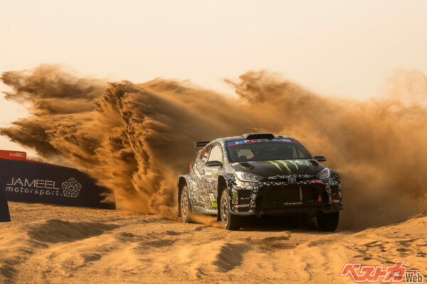 WRCではトップカテゴリーに次ぐラリー2クラスでGRヤリスラリー2 が大活躍中。オリバー・ソルベルグは2025年WRC2のチャンピオンだ