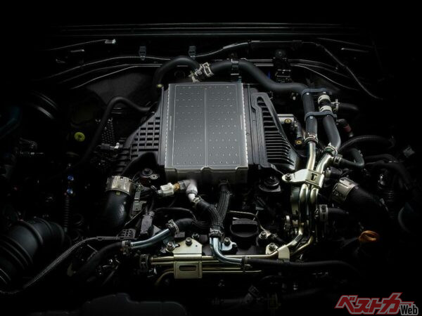 カムロードの主力エンジンはランクル70や250なども積む1GD-FTV型2.7Lディーゼル(写真はランクル70)