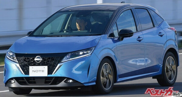 2020年11月に登場したノート（マイナーチェンジ前）